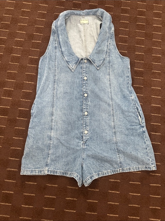 Free People Pants - WE THE FREE DOVER COLLARED ROMPER